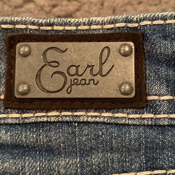 Earl Capris Size 4 Bling Pockets Cuffed Bottom Leg - Picture 12 of 12